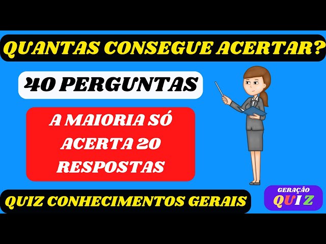 Quiz conhecimentos gerais 🧠 Quantas perguntas você acertou? #quiz #co