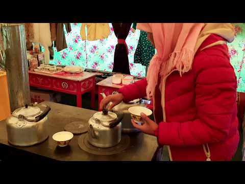 中國青海省 拉脊山上 藏族酥油茶、糌粑、酸奶 | Tibetan Buttered tea, zanba,  Yogurt in Laji Mountain, Qinghai China