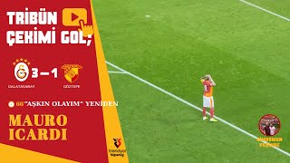 Galatasaray 3 - 1 Göztepe Mauro Icardi̇ Yeni̇den “Aşkin Olayim” Söyleti̇yor 🎶 Tri̇bün Çeki̇m
