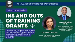 The Ins and Outs of Training Grants Miniseries - Part 2