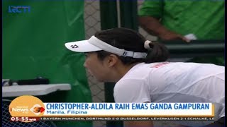 Pasangan Christoper-Aldila Sumbangkan Medali Emas Tenis Ganda Campuran - SIP 08/12