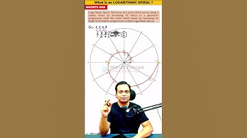 Wat is een logaritmische spiraal?