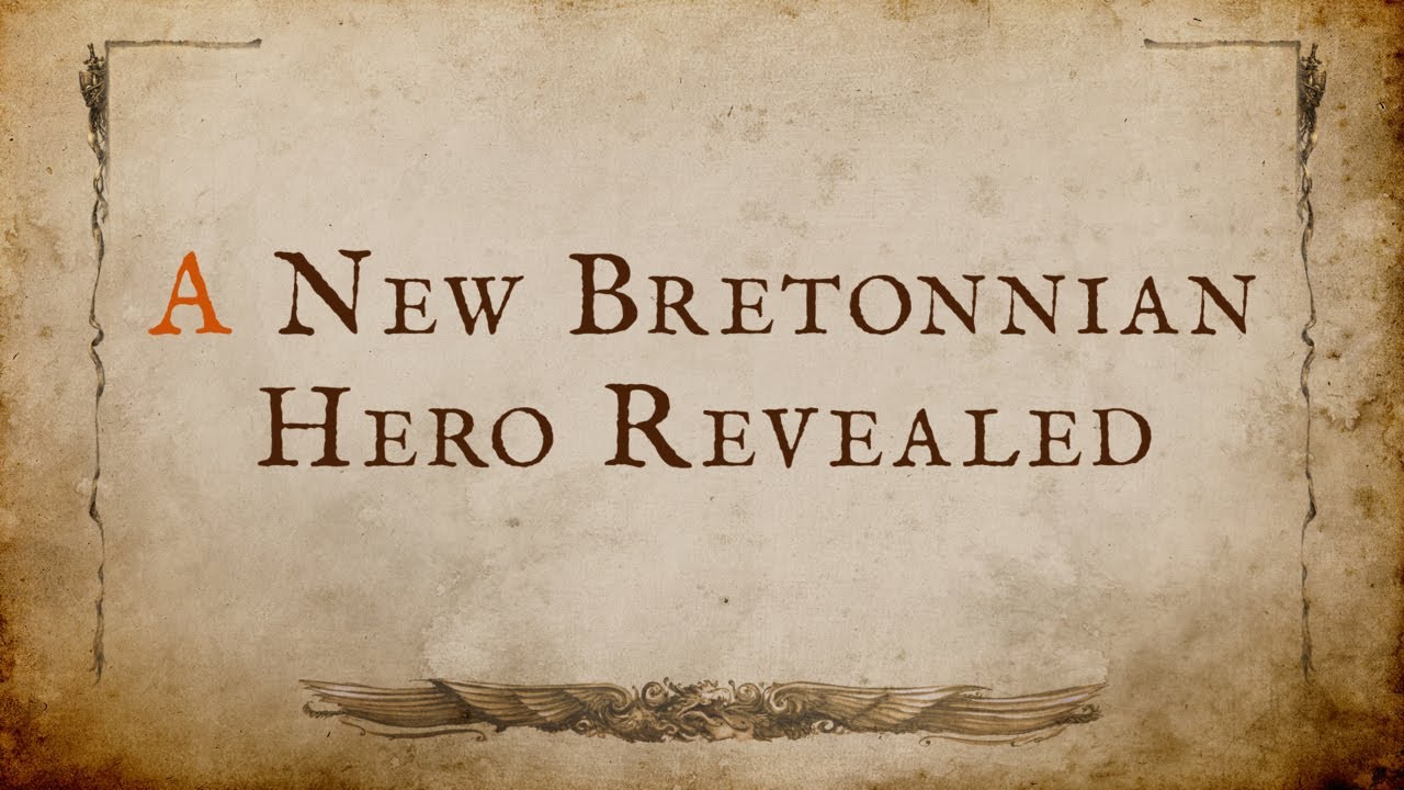 Raise Your Standard – Warhammer: The Old World - Are you ready to fly the flag? The Bretonnian Battle Standard Bearer is!