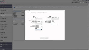Primus Hosted Phone System - Auto Attendant: Profile & Options Page