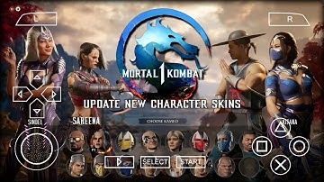 MORTAL KOMBAT 1 PPSSPP Android Offline Mod MK Unchained | New Character Skins | UPDATE 3 | Gameplay