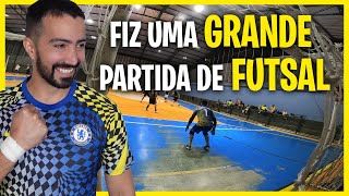 Goleiro de futsal trabalha bastante hein?