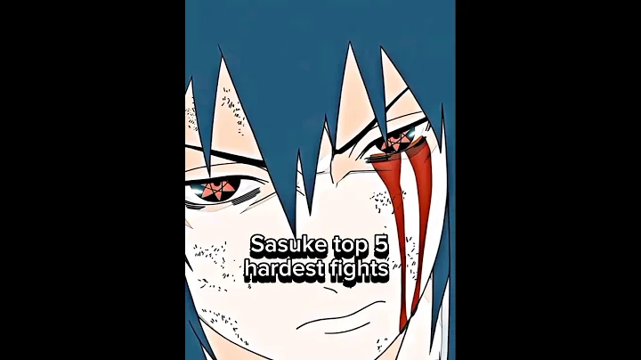 Sasuke Top 5 Hardest fights 🔥🔥 #shorts #edit #naruto #viral #trending