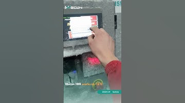 Wecon HMI can work at -12°C 🥶❄️☃️