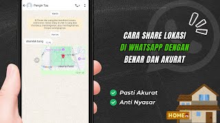 ANTI NYASAR‼️ Cara Share Lokasi di WhatsApp dengan Benar dan Akurat | Cara ShareLok di WA