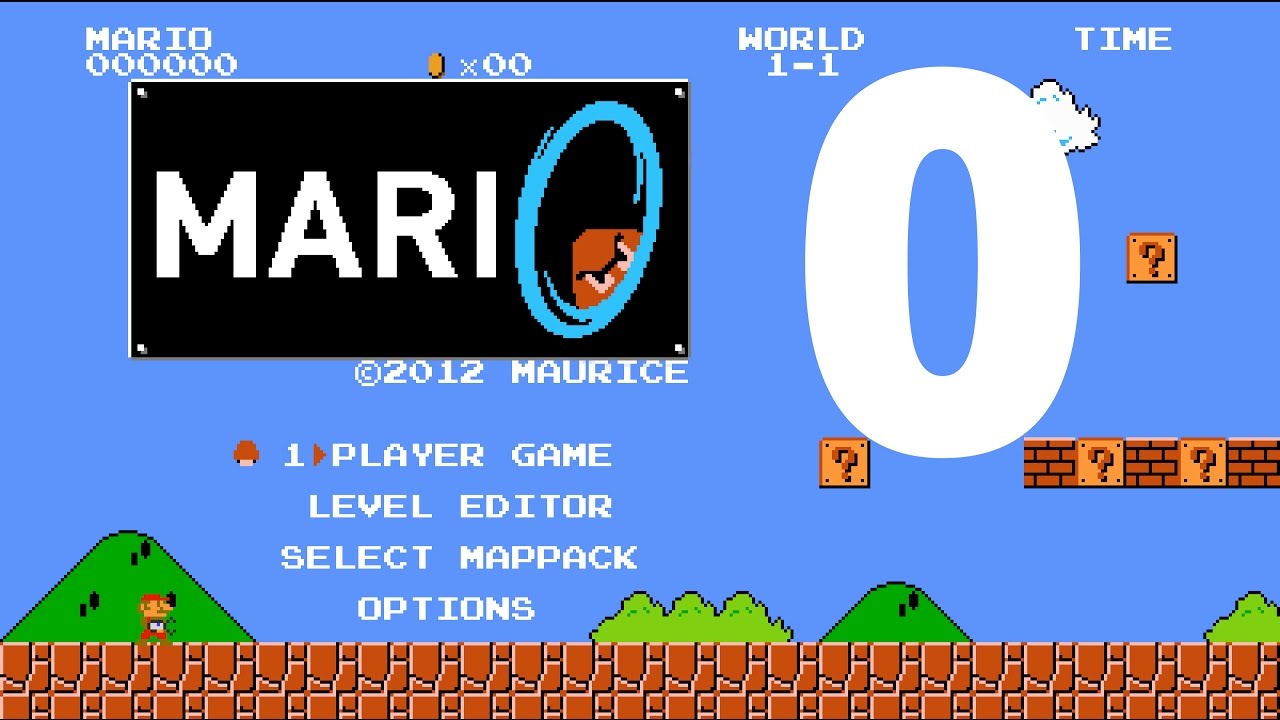 Mari0: Mario 1 - Episode 0 "Platforming With Portals"