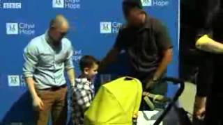 BBC News  Bone marrow donor meets boy he saved n US