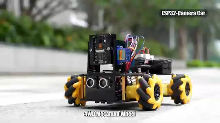 STEM Educational Toys for Kids: ACEBOTT Smart Car Kit with QD002 ESP32 Camera Expansion Pack