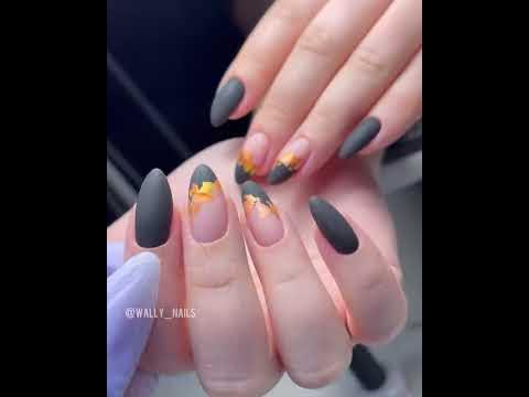 Дизайн ногтей «поталь» #шортс #маникюр #ногти #nails #shorts #nailart ...