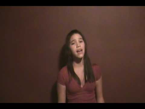 13 year old Rachel Gomez singing The Climb by Mile...