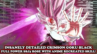 Anime Recreated Crimson Goku Black Ssj3 Rose W Holy Stab Ultimate Dragon Ball Xenoverse 2 Mods