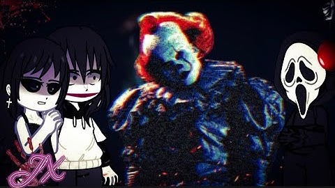 Creepypasta and Horror movies react to "It" Pennywise | 🇧🇷🇺🇸 