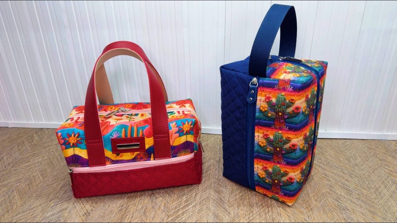 Como fazer Necessaire Térmica 4 Estações - rápido e fácil de fazer,  Molde grátis - Costura Criativa