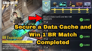 How to Secure a Data Cache and Win 1 BR Match Cod Mobile