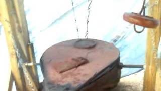 new bellows at the no 9 blacksmith shop