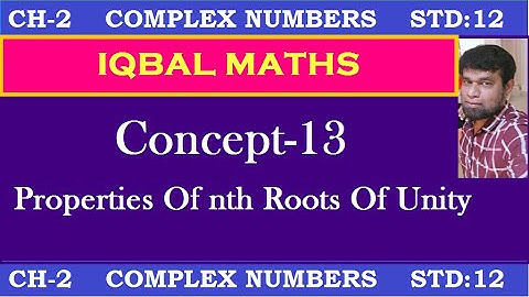 TN Class 12 Maths New Syllabus Concept-13 Properties Of nth Roots Of Unity Chapter-2 Complex Numbers