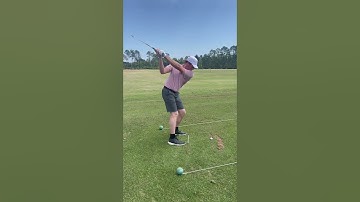 Full swing lesson down the line after video