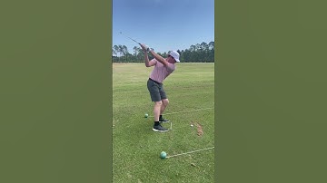 Full swing lesson down the line after video