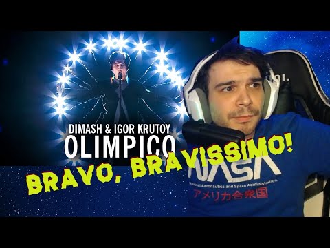 🎧 🇮🇹 Italian react to Dimash singing in... italian. React to 🇰🇿 Dimash & Igor Krutoy - Olimpico