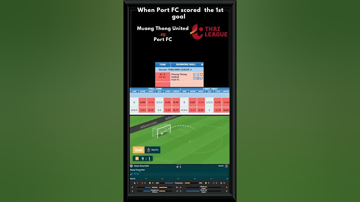 Muang Thong United VS Port FC | Asian MY Odds | When Port Scored the 1st goal #shorts