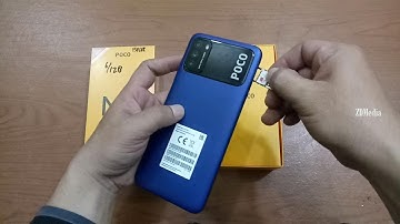How To Insert Sim Card And Micro SD Xiaomi Poco M3 Blue Ram 6GB Internal 128GB