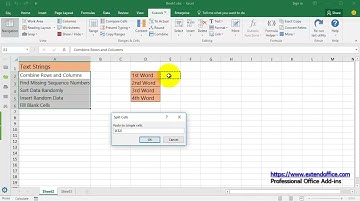 How to extract first/ last/ nth word from text string in Excel