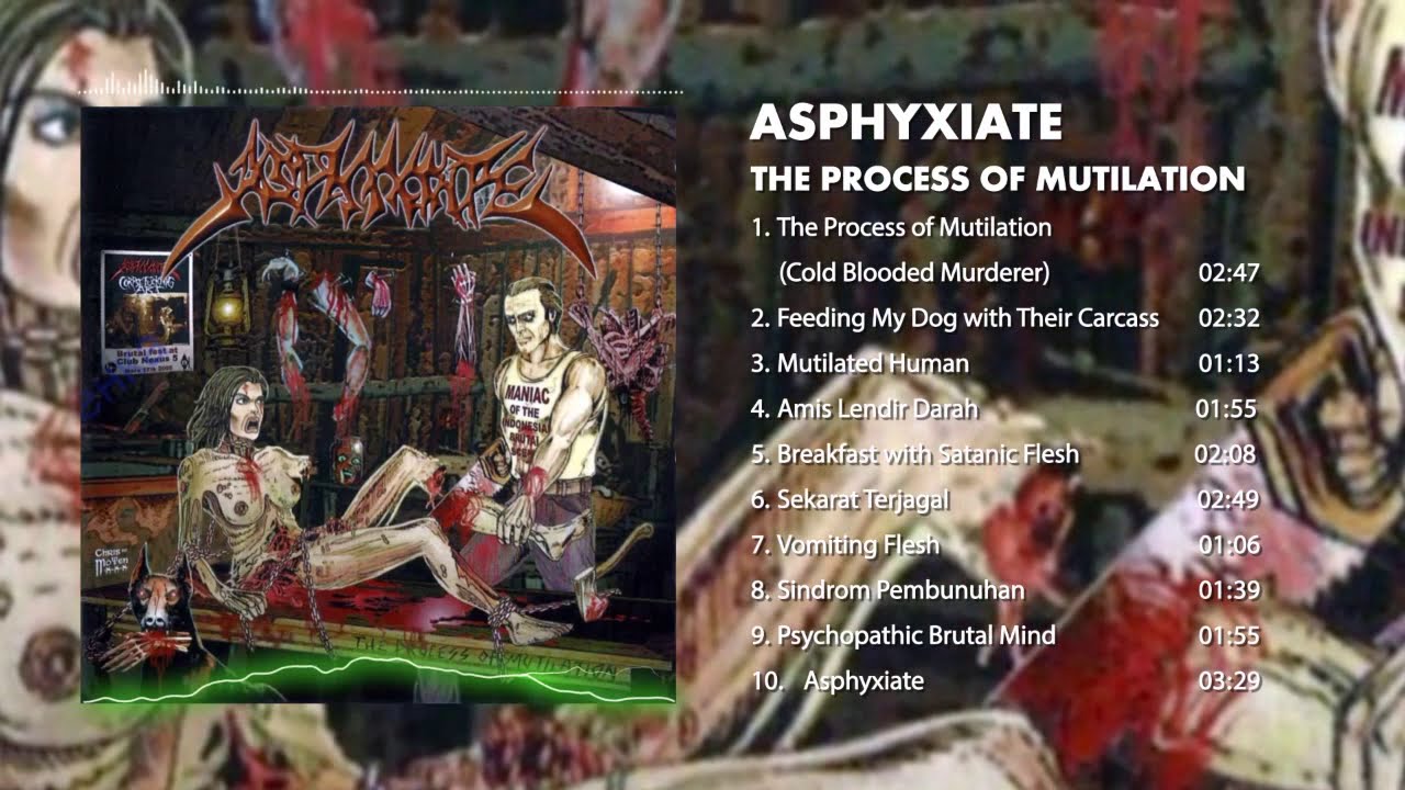 Asphyxiate — ASPHYXIATE - THE PROCESS OF MUTILATION | FULL ALBUM 