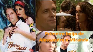 Feridas de Amor Primeiro beijo de Alessandro e Miranda