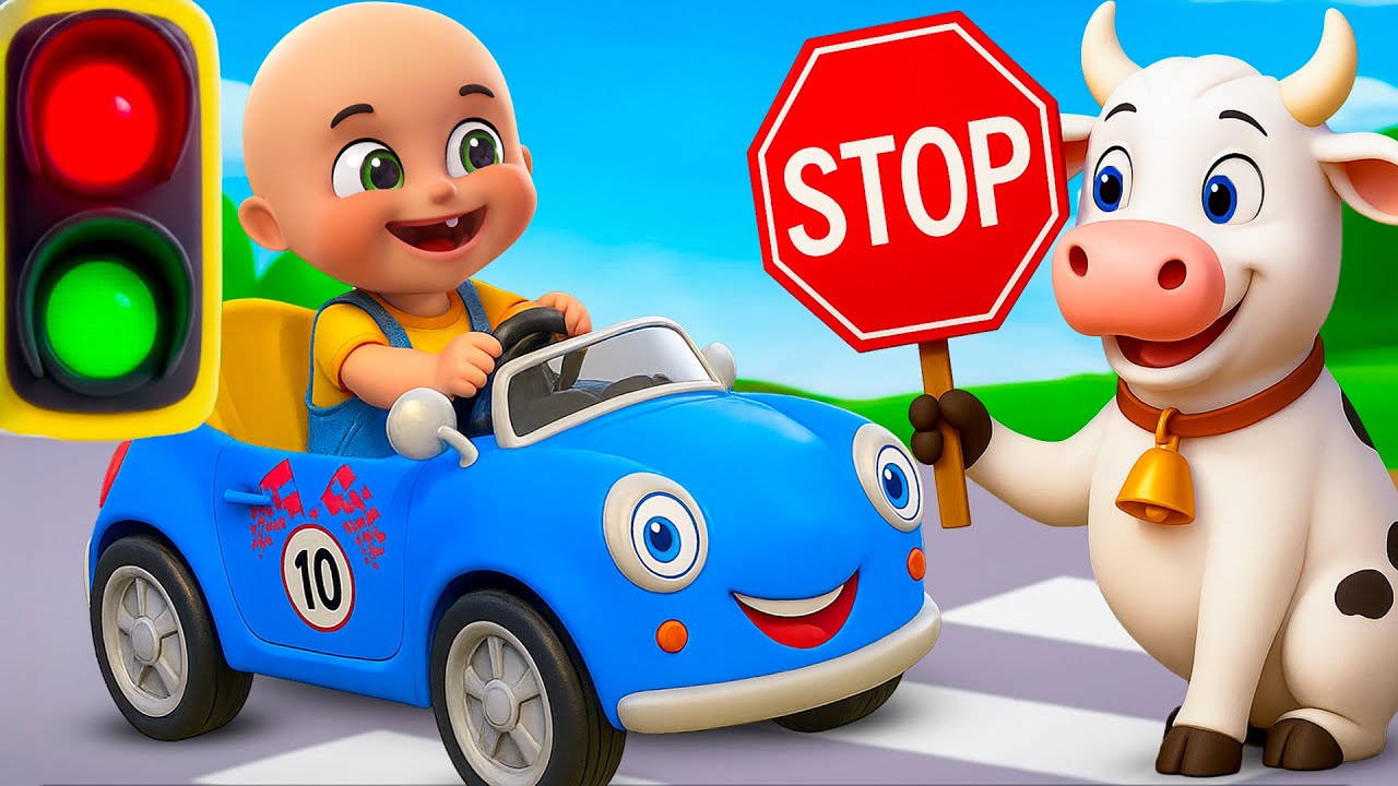 Red Little Green Light Traffic Light | Old MacDonald a farm | Nursery Rhymes And Kids Song