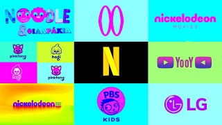 Best logo compilation : Noodles and Palls, Nickelodeon Movies, MacDonald, pingfong etc logo Effects