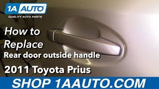 2004-2009 Toyota Prius DRIVER Left REAR Door Lock Latch Actuator Chrome Handle