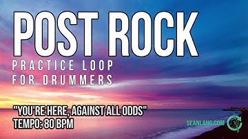 Post Rock - Drumless Track For Drummers - "You