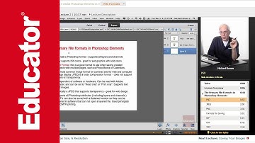 "File Formats" | Adobe Photoshop Elements 11 with Educator.com