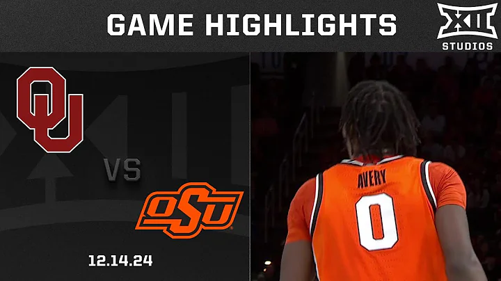 Oklahoma State vs. #13 Oklahoma Game Highlights | 2024-25 Big 12 Men’s Basketball