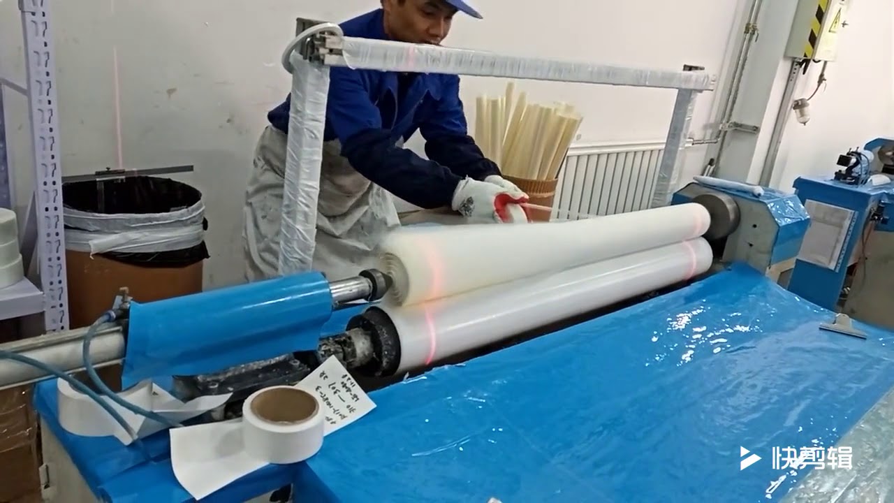 Industrial ro membrane 8040 rolling processing YouTube