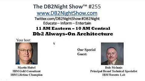 The #DB2Night Show Episode 255: Db2 Always-On Architecture
