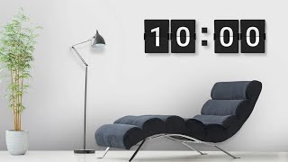 1 Hour Zen Modern Flip Clock Timer ⏰ | 60-Minute Countdown | Clean Minimal Relaxation Space screenshot 2