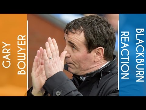 Blackburn Reaction | Gary Bowyer blackpool fc manager
