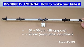 ONZICHTBARE TV-ANTENNE: Hoe maak en verberg je hem?
