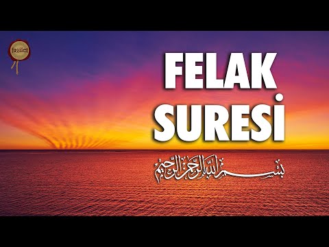 Sakin Okuyuş Felak Suresi 50 tekrar