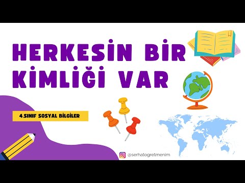 4.Sınıf Sosyal Bilgiler - Herkesin bir kimliği var