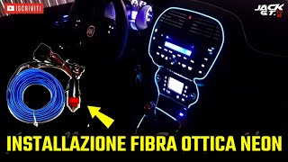 Neon Fiber Optic Installation on Fiat Bravo Series 2 screenshot 2