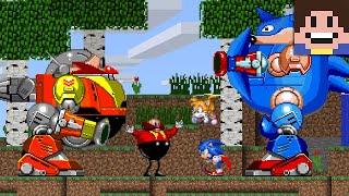 Sonic Vs Robotnik - Death Egg Robot Battle