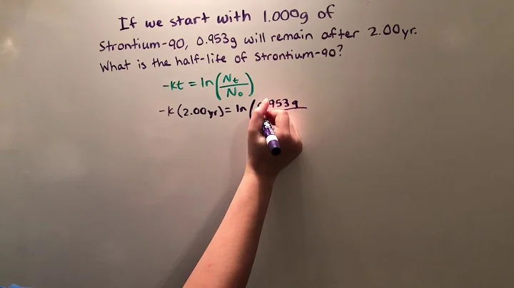 How to Use the Radioactive Decay Formula to Solve for Half-Life
