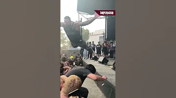 Painful Stagedive In Slow Motion Shorts Impericon 