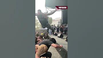 Painful Stagedive in Slow Motion 🥲 #shorts #impericon